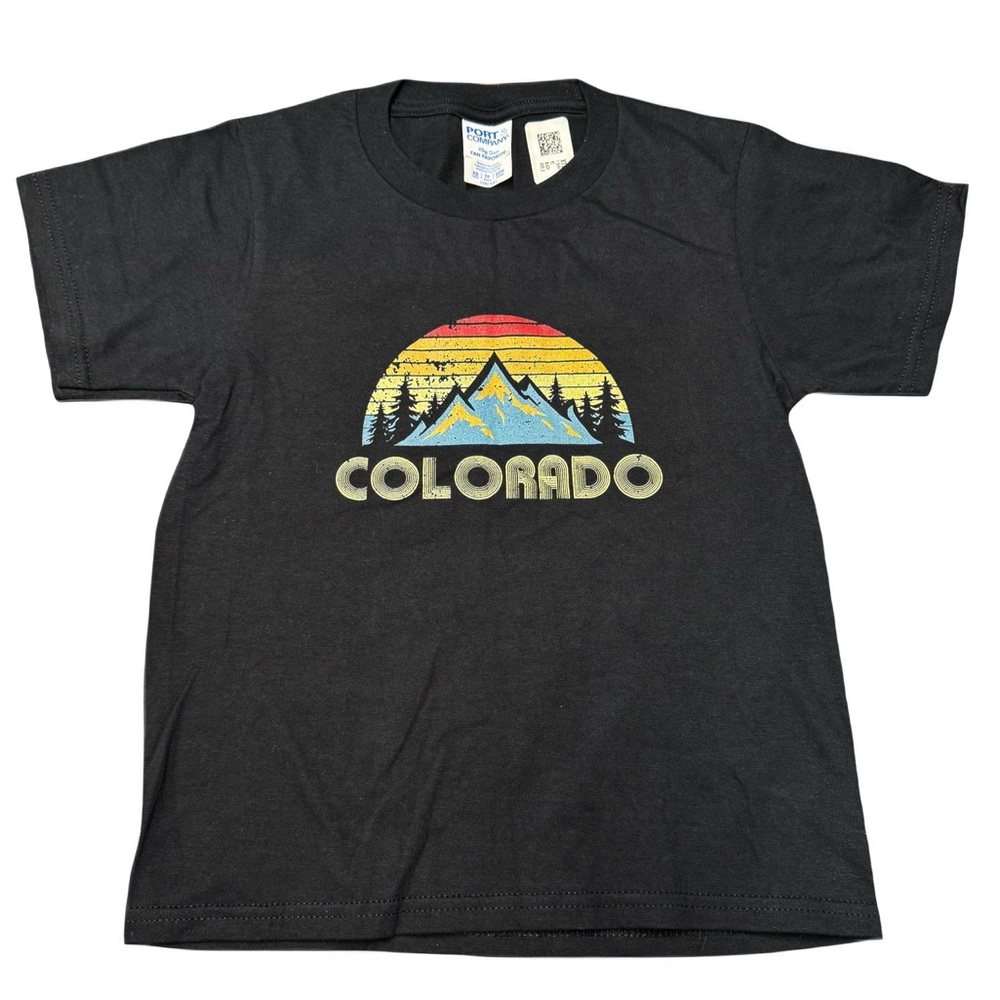 Colorado Kids Black Graphic T-Shirt